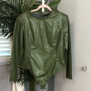 Adidas Ivy Park Olive Green Bodysuit